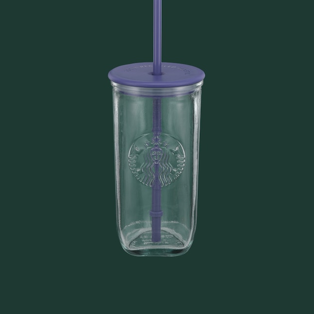 Purple Recycled Glass Cold Cup