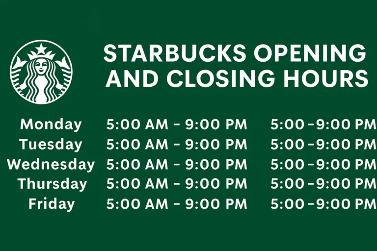 Starbucks Hours