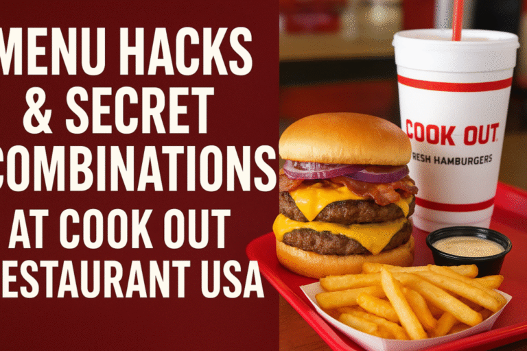 Secret Combos at Cookout Restaurant USA