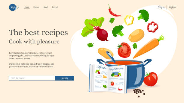 Free Recipe Website Template